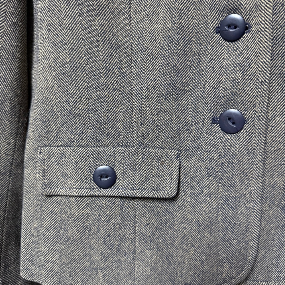 Pendleton Vintage Brown Gray Wool Blazer Jacket - image 6